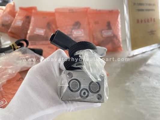 Válvula de descarga principal hidráulica de Hydraulic Solenoid Valve del excavador de PC200-7 PC200-8